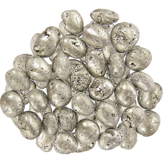 Pyrite Tumbled Stone
