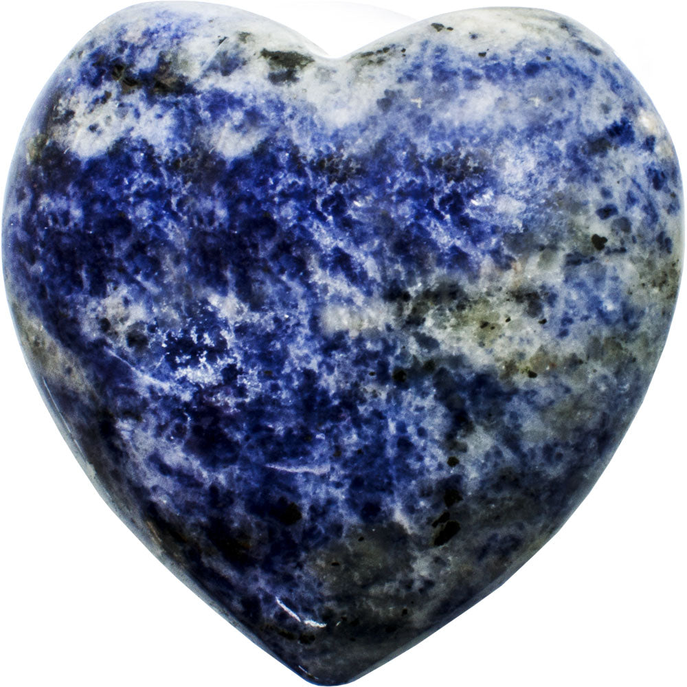 Puffed Gemstone Heart - Sodalite