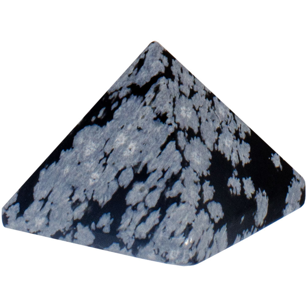 Gemstone Pyramid - Snowflake Obsidian