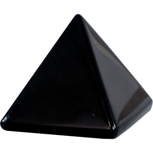 Gemstone Pyramid - Black Obsidian