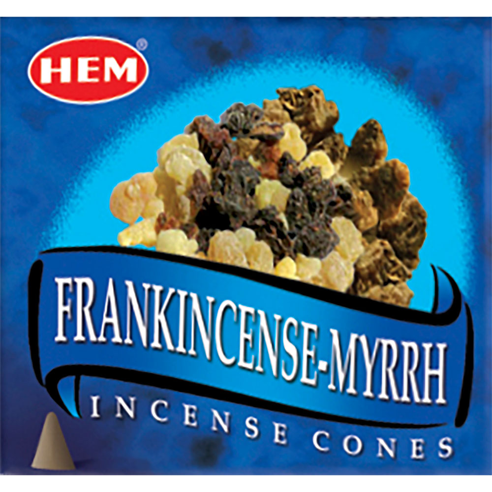Hem Incense Cones 10 cones Frankincense & Myrrh