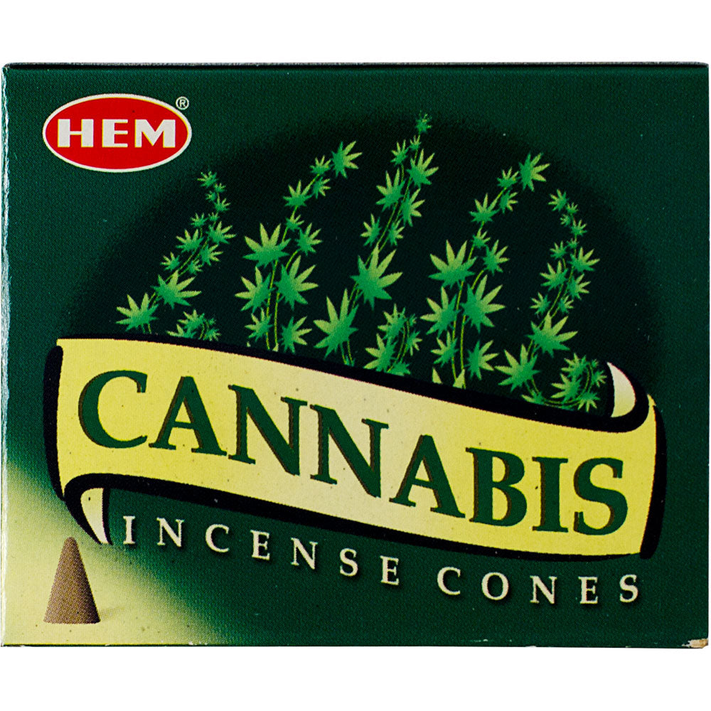 Hem Incense Cones 10 cones Cannabis