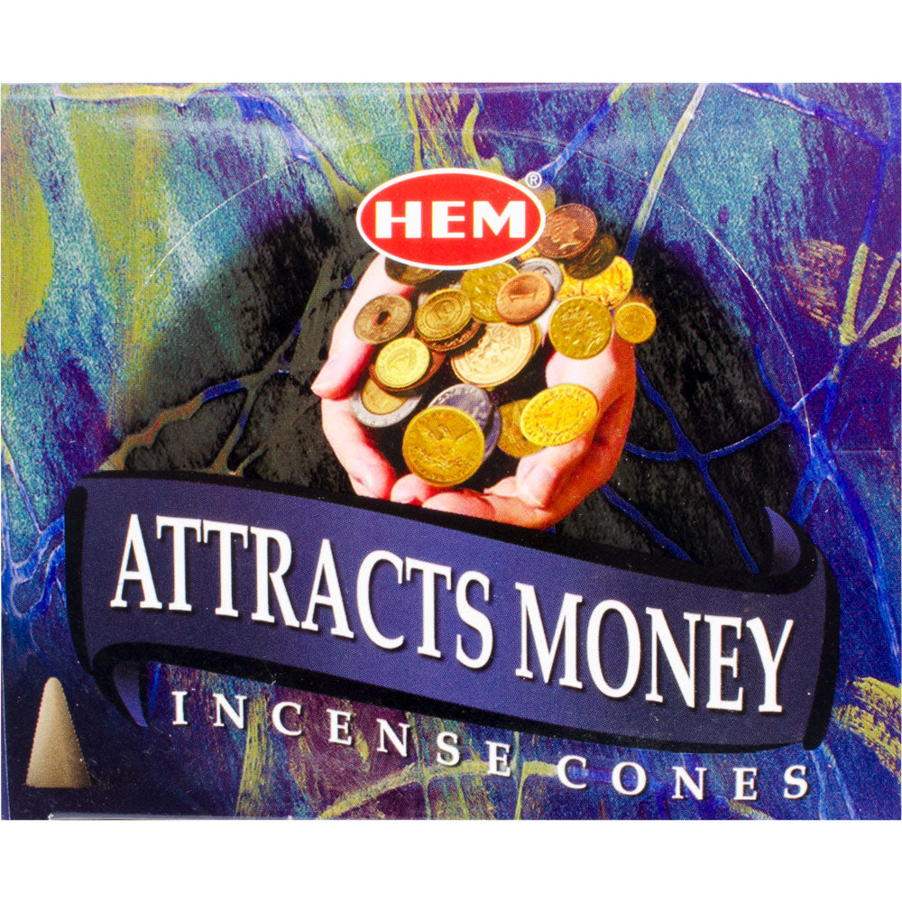 Hem Incense Cones 10 cones Attracts Money