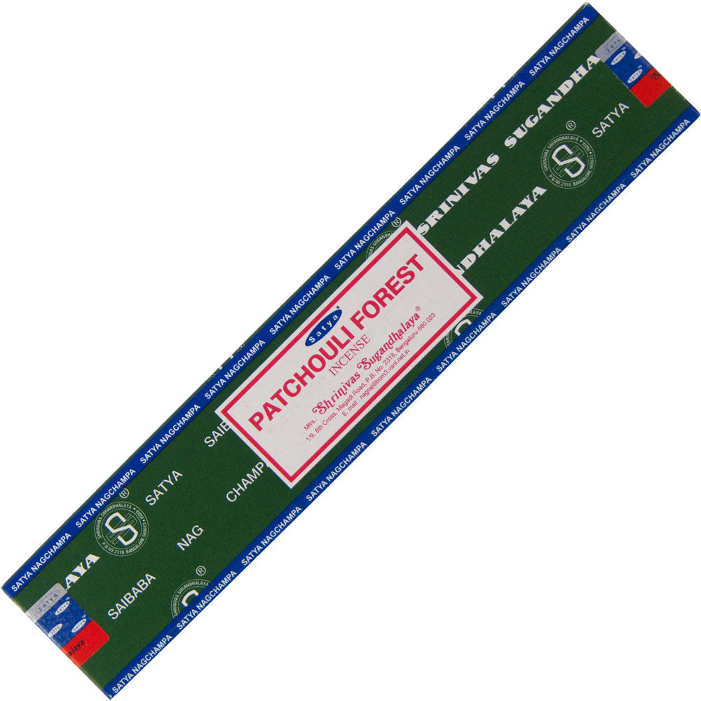Satya Colored Nag Champa Incense 15 gr Patchouli Forest