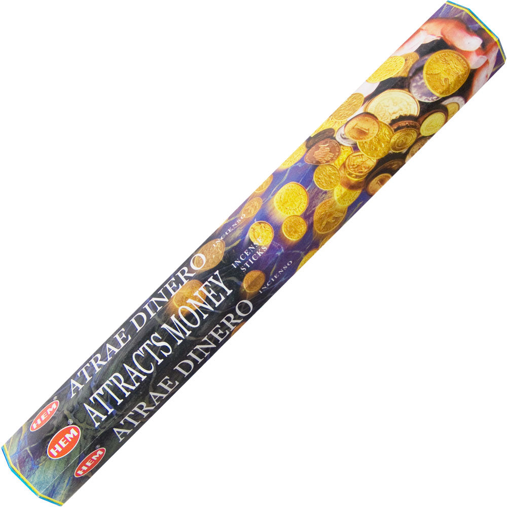Hem Hexagonal Pack Incense 20 gr Attracts Money