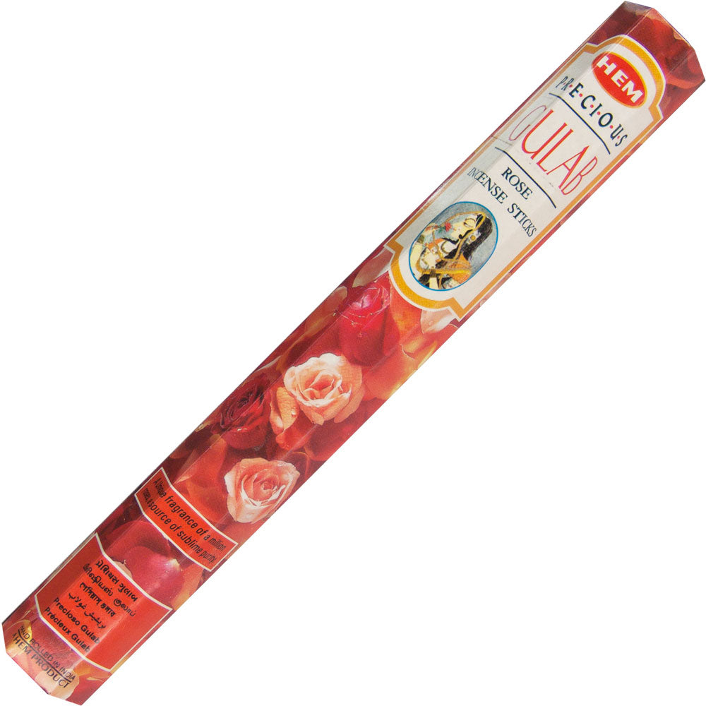 Hem Hexagonal Pack Incense 20 gr Rose