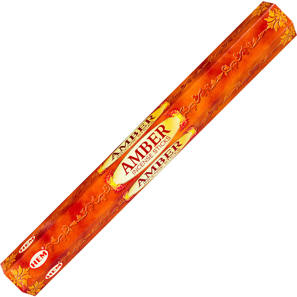 Hem Hexagonal Pack Incense 20 gr Amber