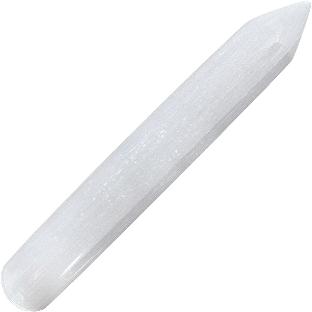 Massage Wand Large White Selenite