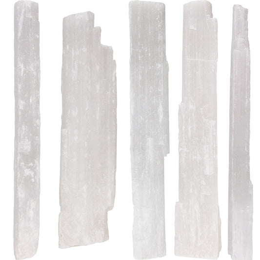 Rough Stone Specimen Wands White Selenite