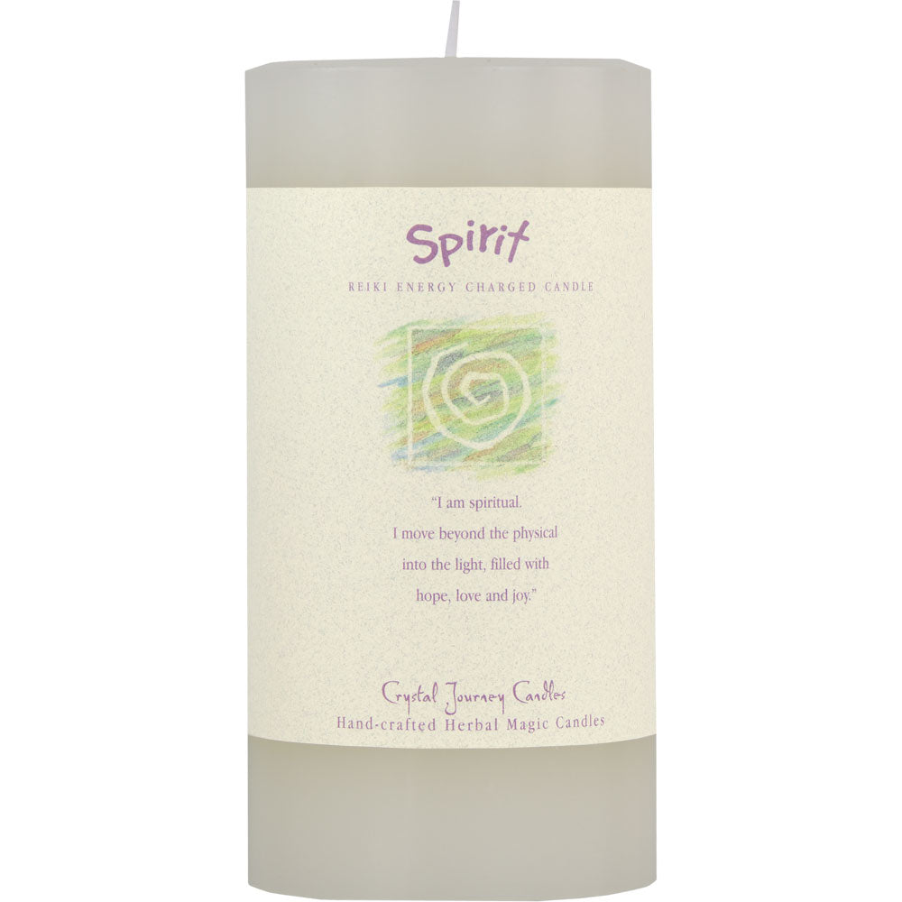 Reiki Herbal Pillar Candle Spirit 3"x 6"