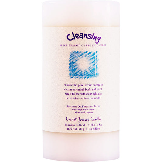 Reiki Herbal Pillar Candle Cleansing 3"x 6"