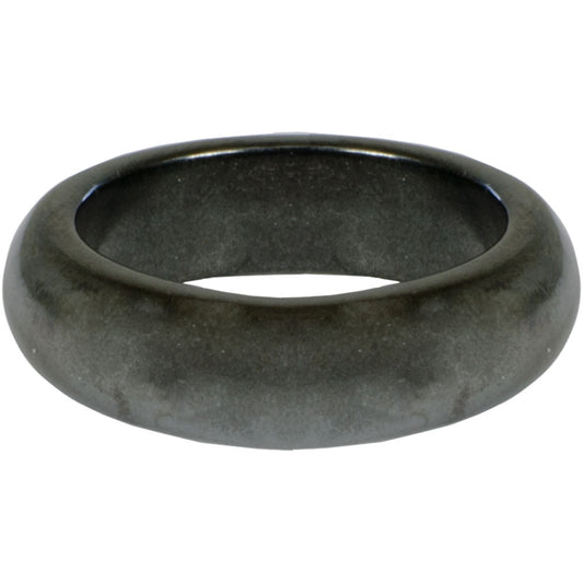 Hematite Ring Plain Round Band Magnetic