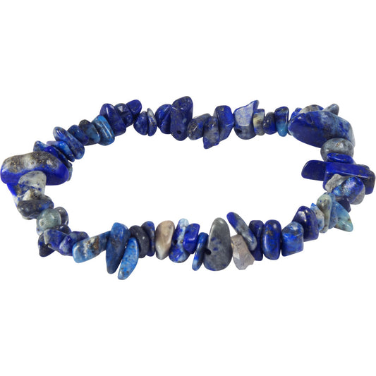 Elastic Chips Bracelet - Lapis Lazuli