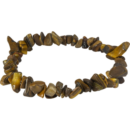 Elastic Chips Bracelet - Tiger Eye