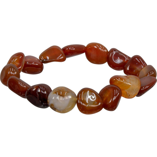 Tumbled Stones Bracelet Carnelian