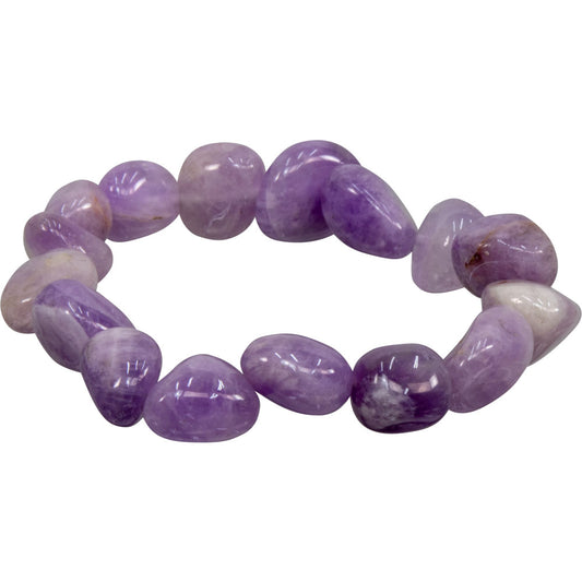Tumbled Stones Bracelet Amethyst