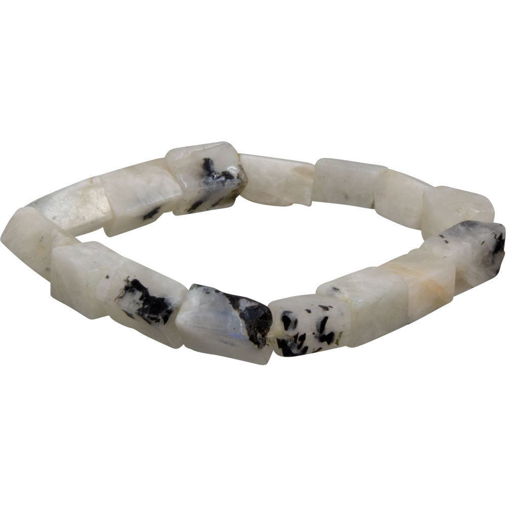 Tumbled Stones Bracelet Rainbow Moonstone