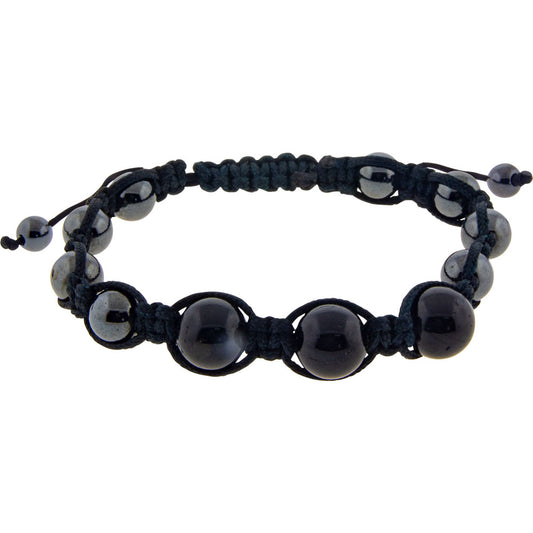 Magnetic Hematite Bracelet - Black Tourmaline