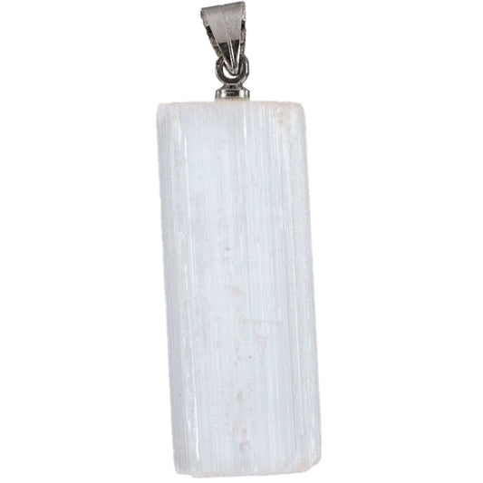 Selenite Rough Pendant