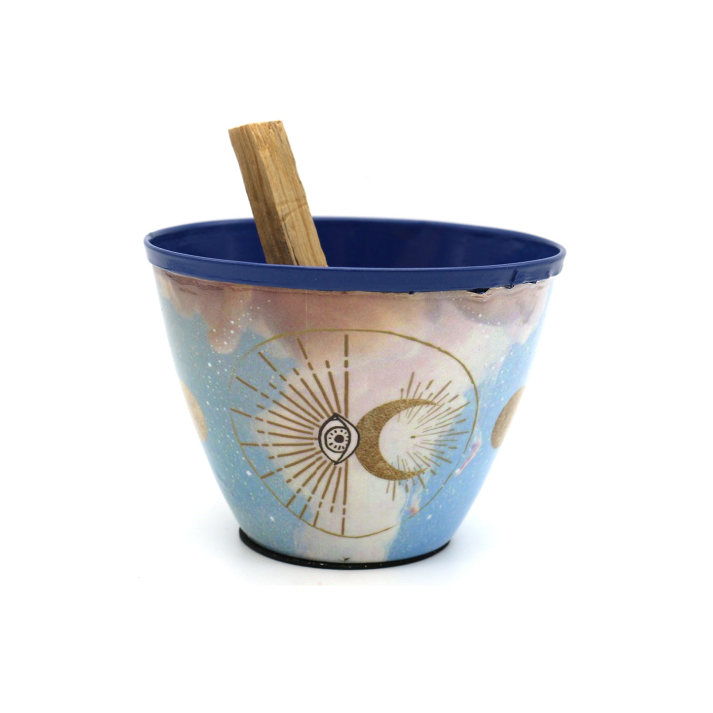 3" Celestial Eye Metal Smudge Bowl
