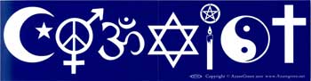 "Coexist" Bumper Sticker