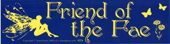 "Friend Of The Fae" Bumper Sticker