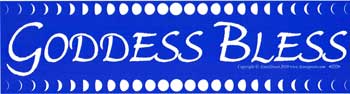 "Goddess Bless" Bumper Sticker