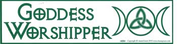 "Goddess Worshipper" Bumper Sticker