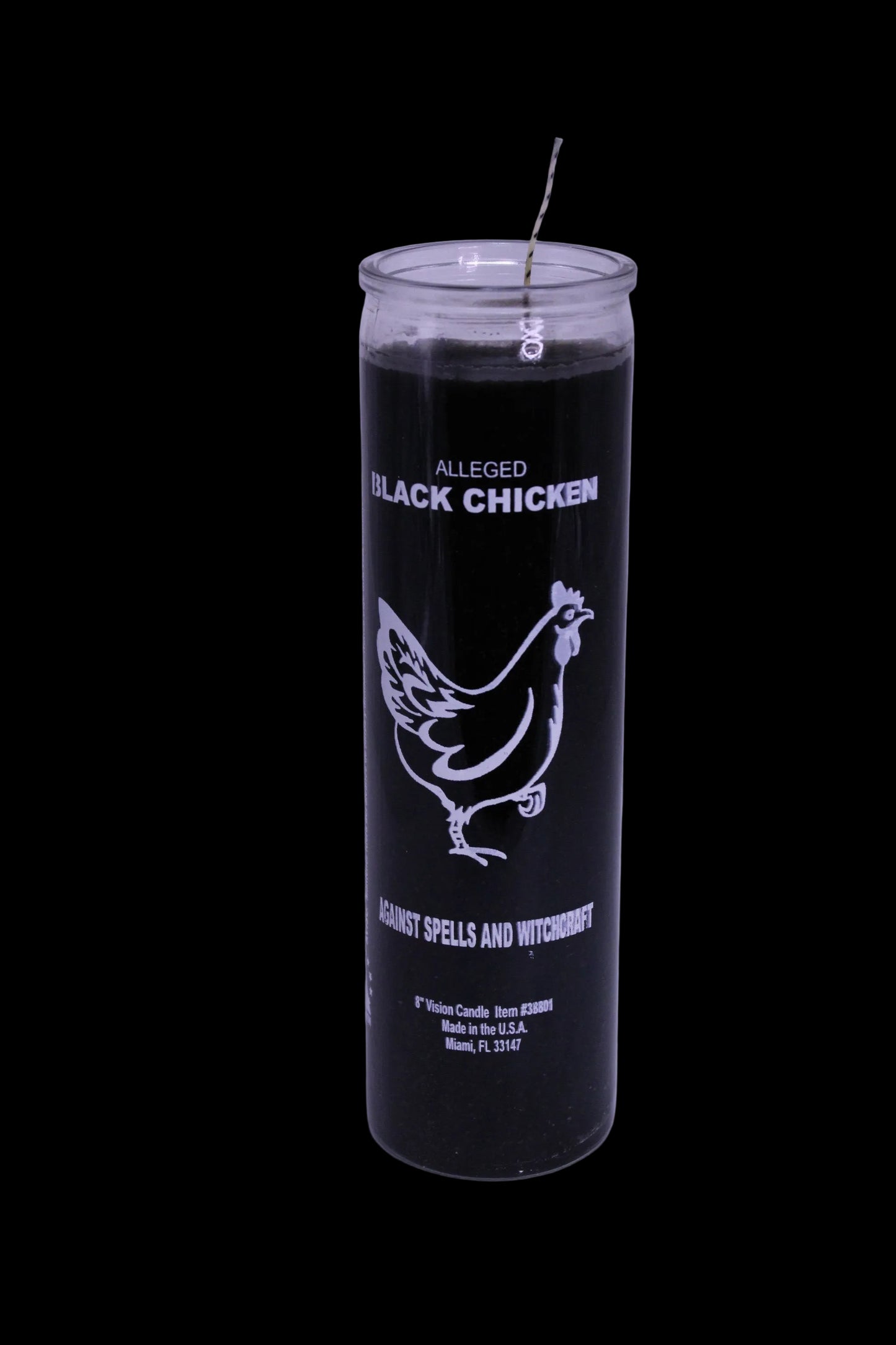 Black Chicken 5-7 day candle U/D