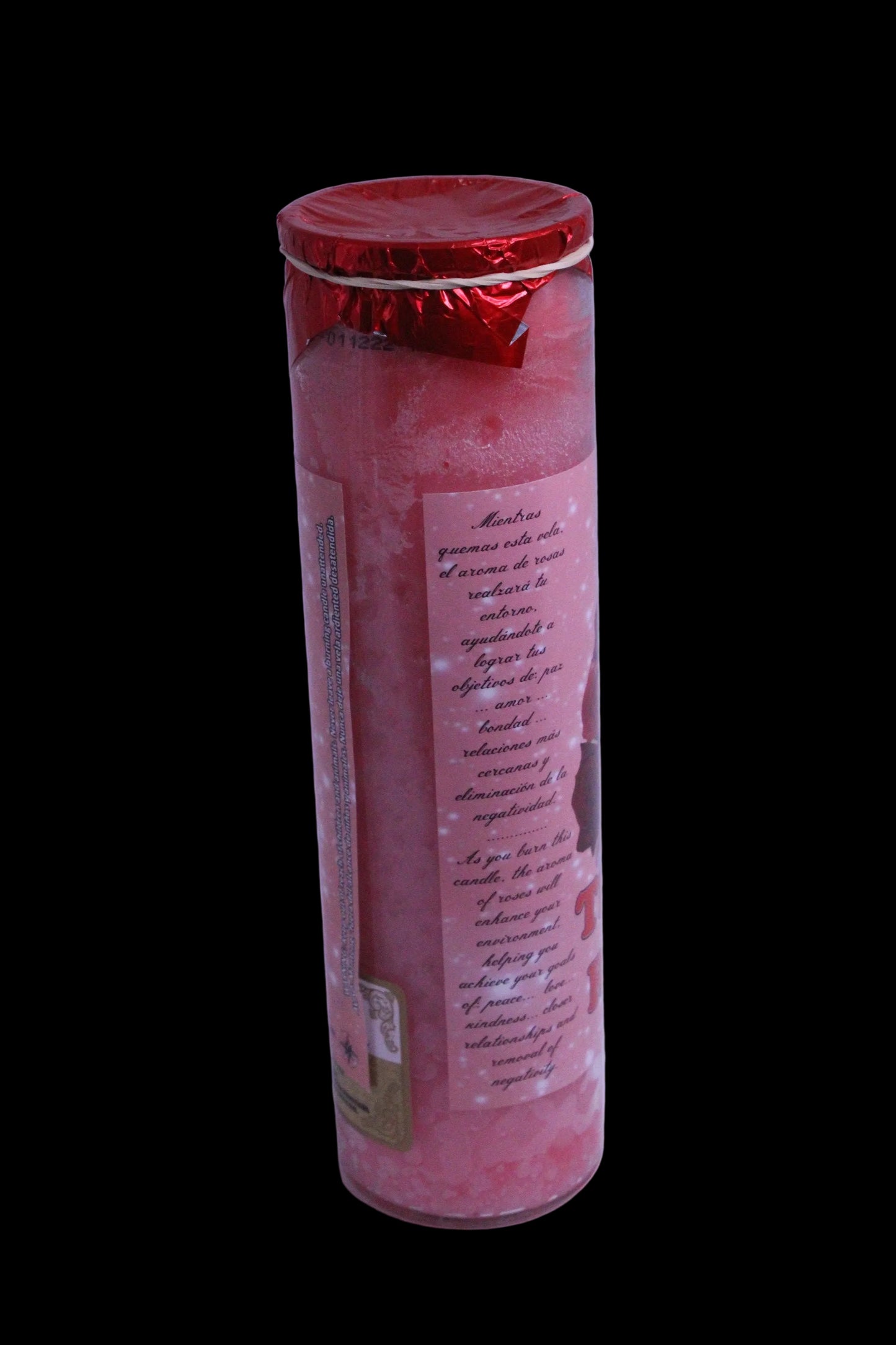 Rose 5-7 day candle