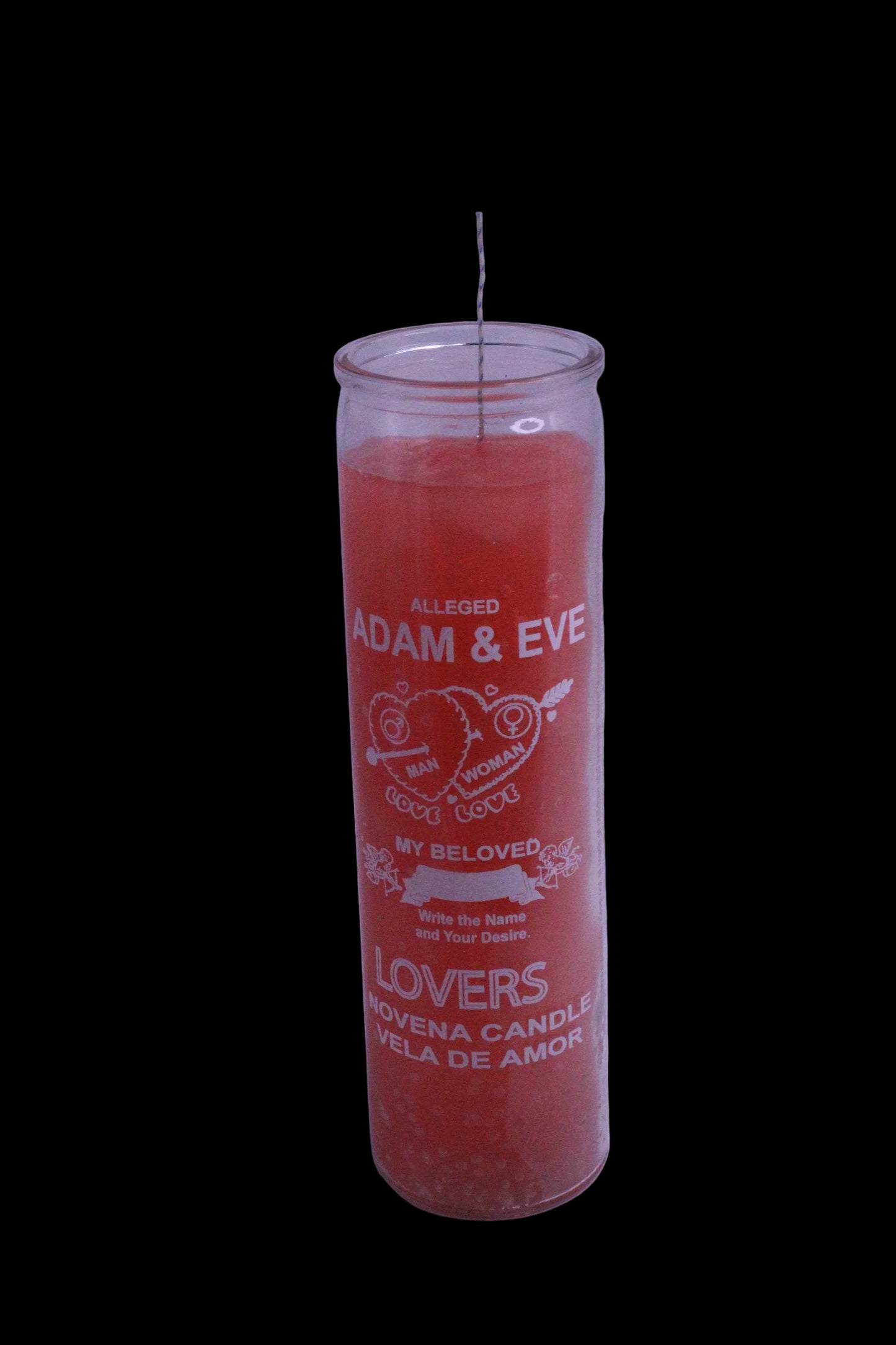 Lovers Adam And Eve 5-7 day candle U/D