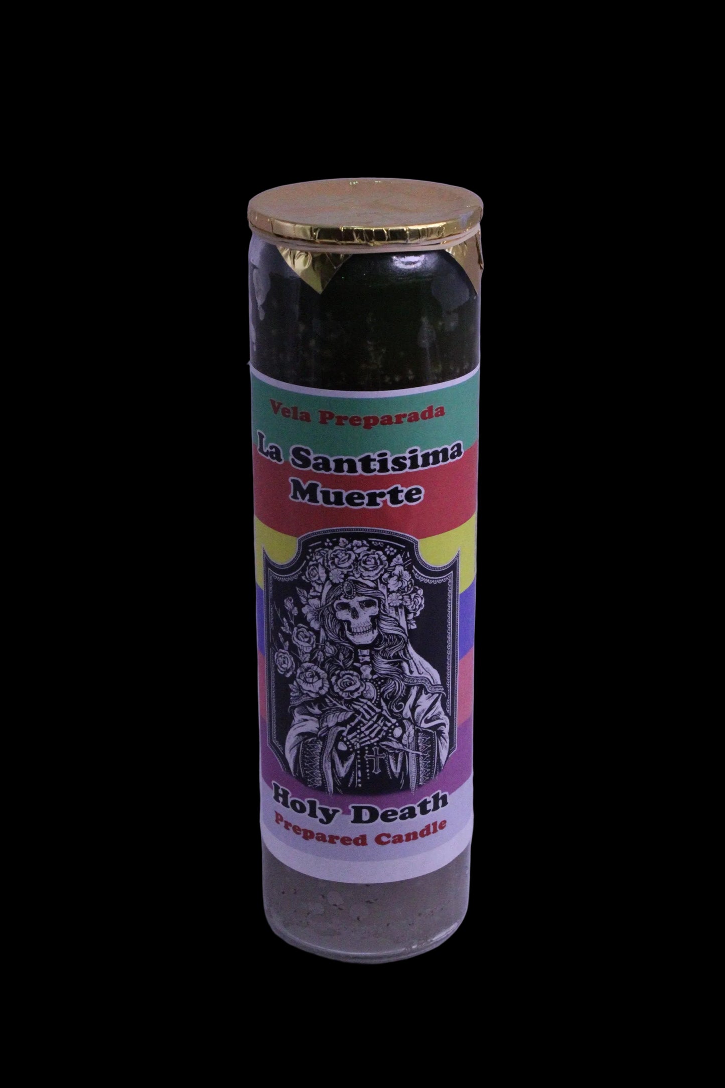 Santa Muerte 7 Color 5-7 day candle