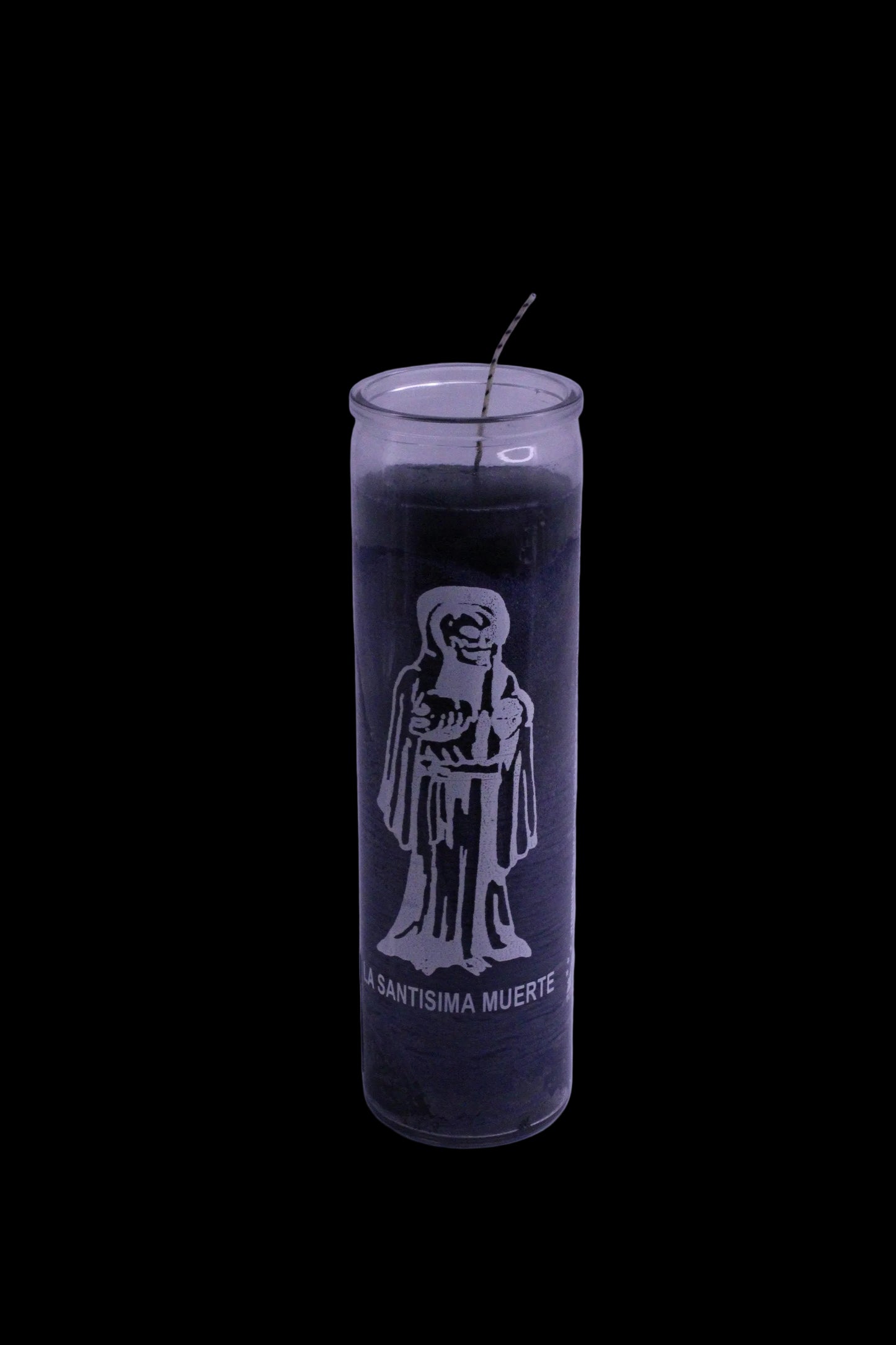 Santa Muerte Black 5-7 day candle U/D
