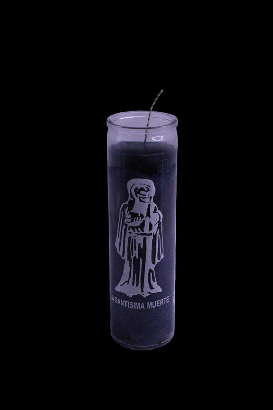 Santa Muerte Black 5-7 day candle U/D