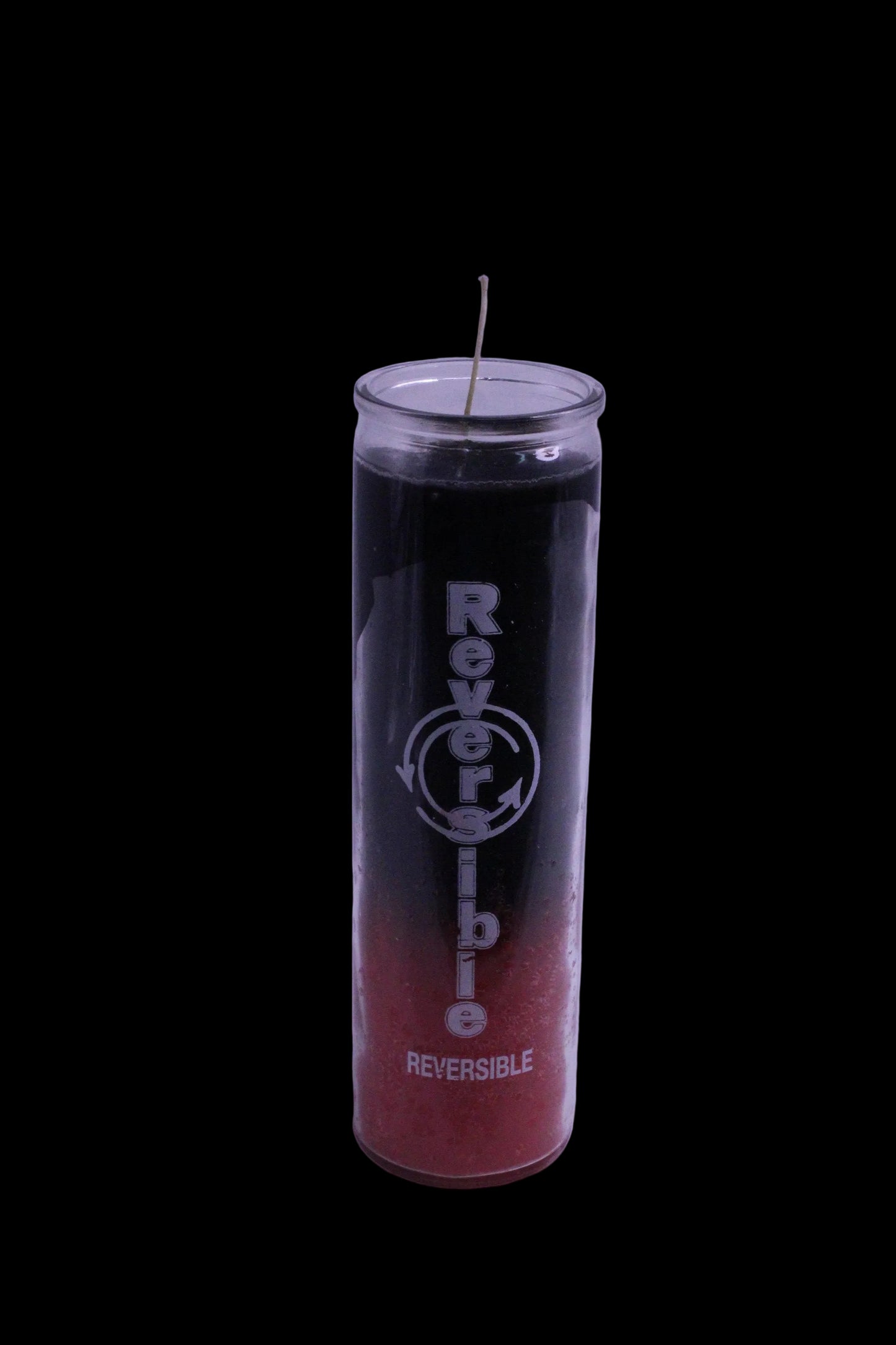 Reversible Red & Black 5-7 day candle U/D