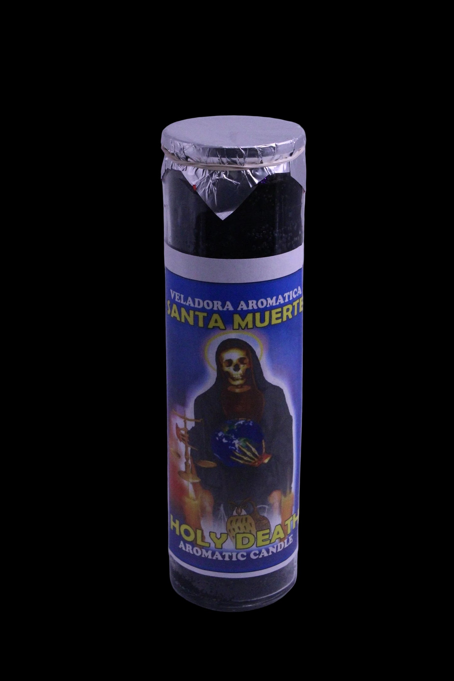 Santa Muerte Black 5-7 day candle