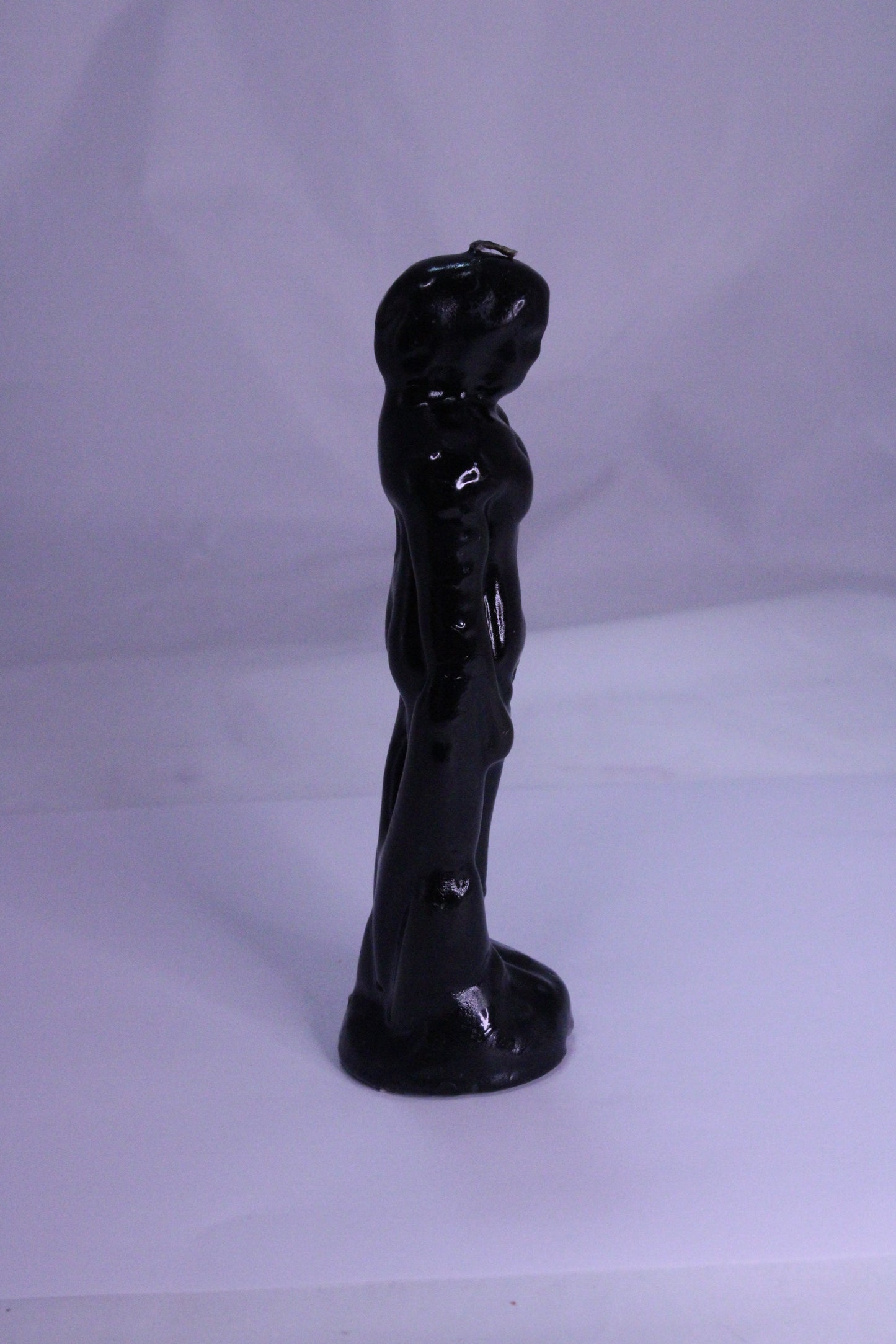 Male Figure Candle Black