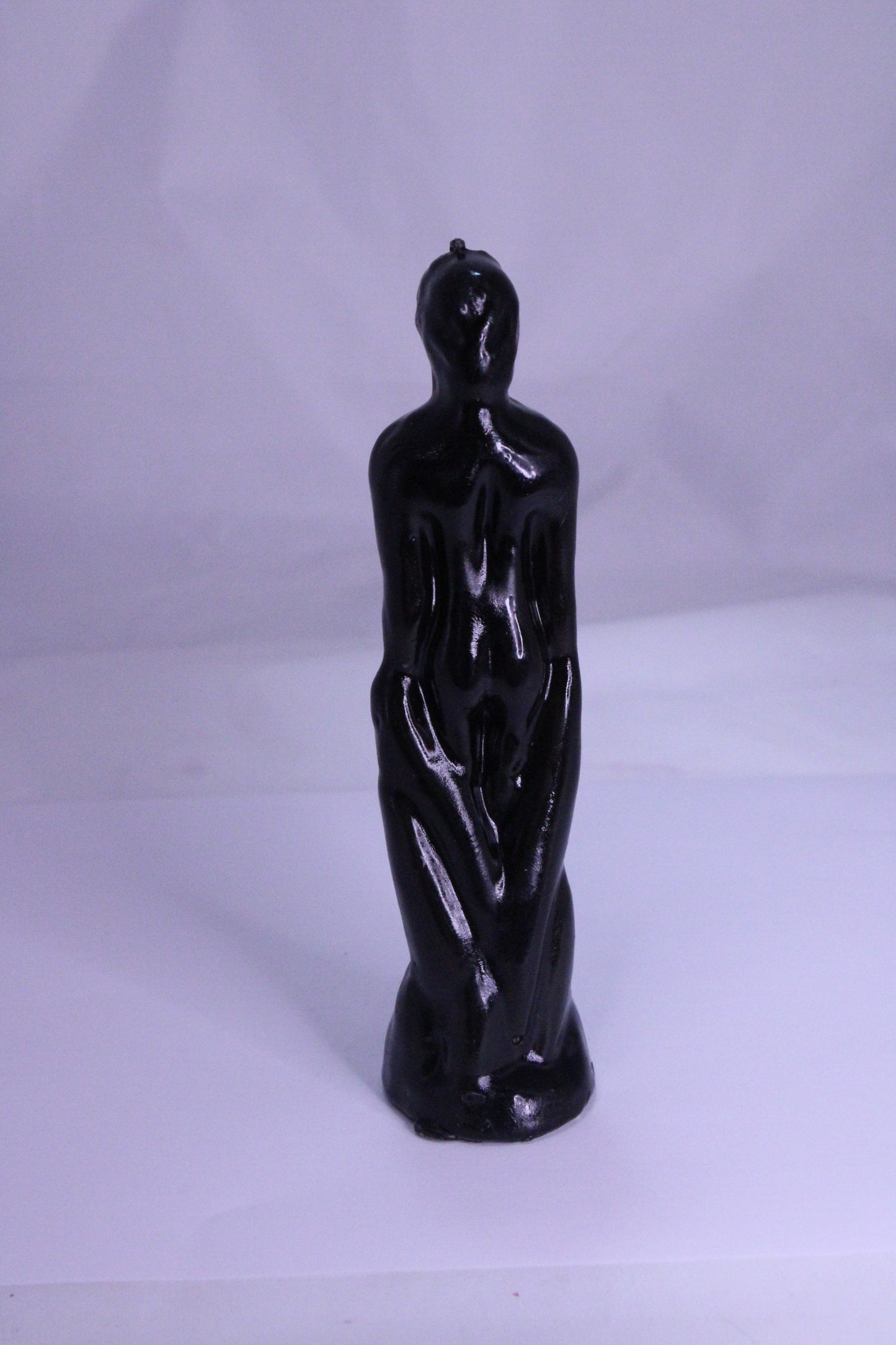Male Figure Candle Black