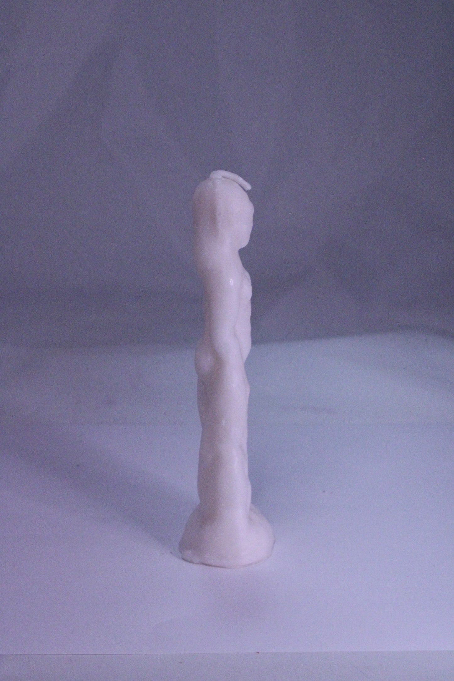 Female Figure Candle White