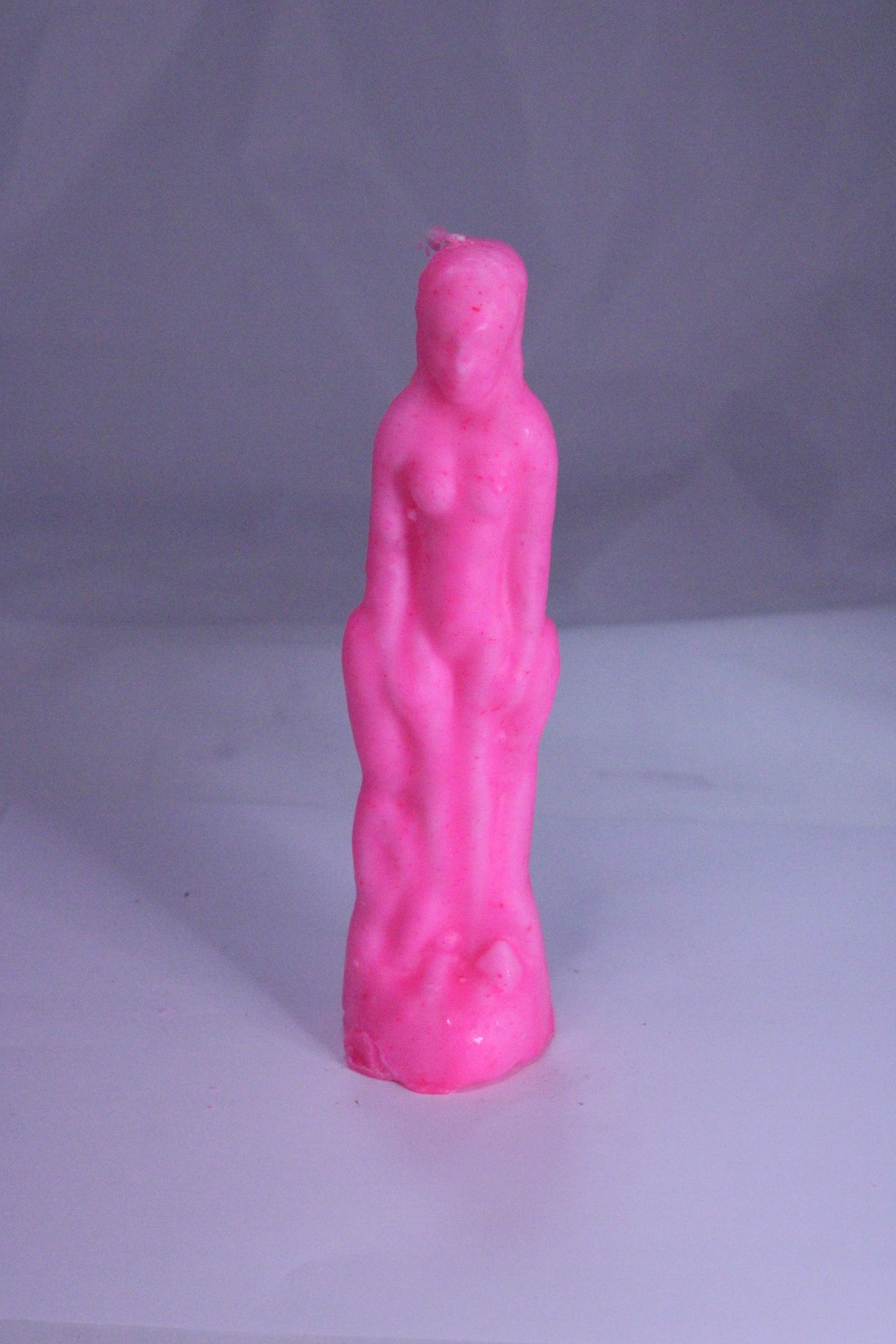 Female Figure Candle Pink
