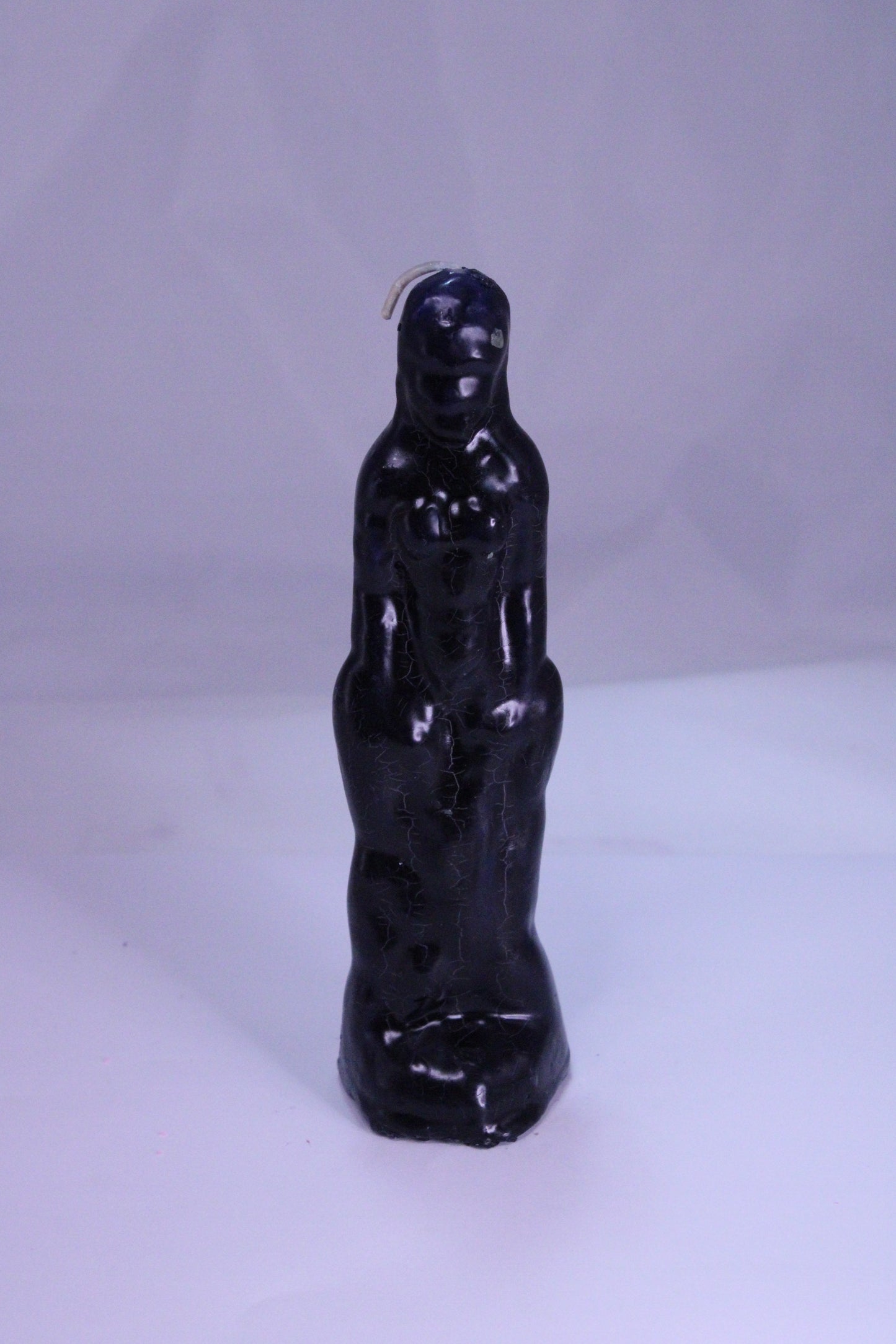 Female Figure Candle Black