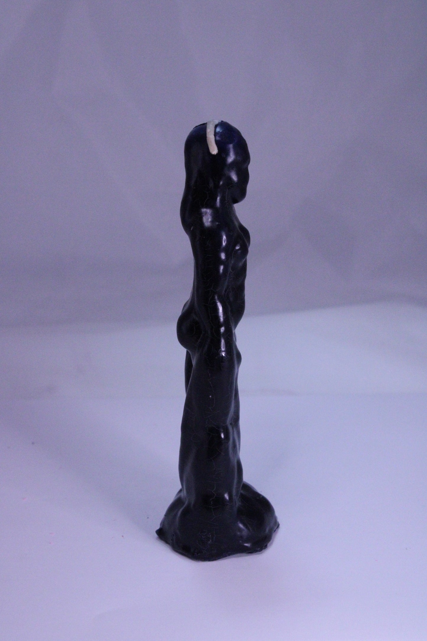 Female Figure Candle Black
