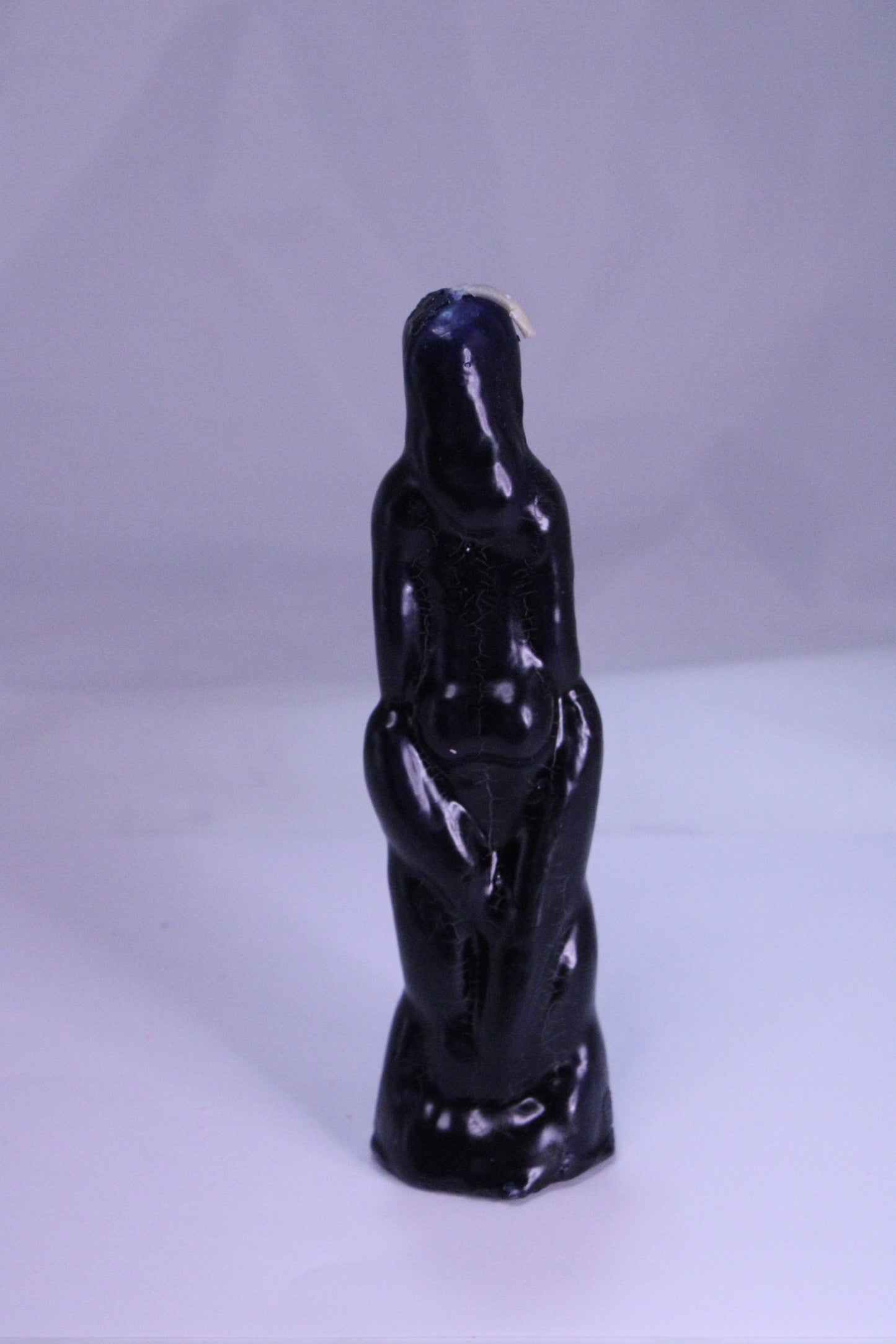 Female Figure Candle Black