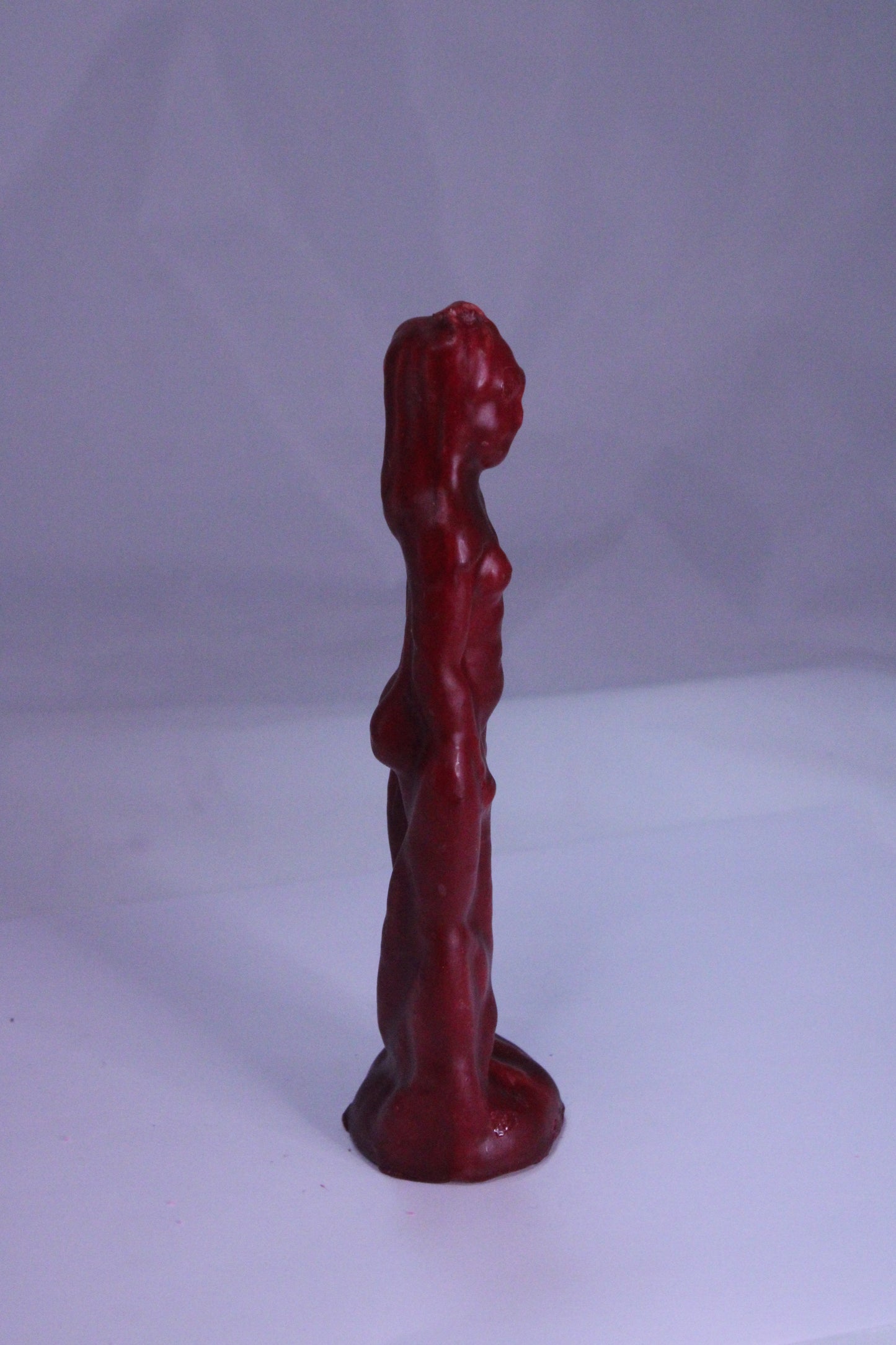 Female Figure Candle Red
