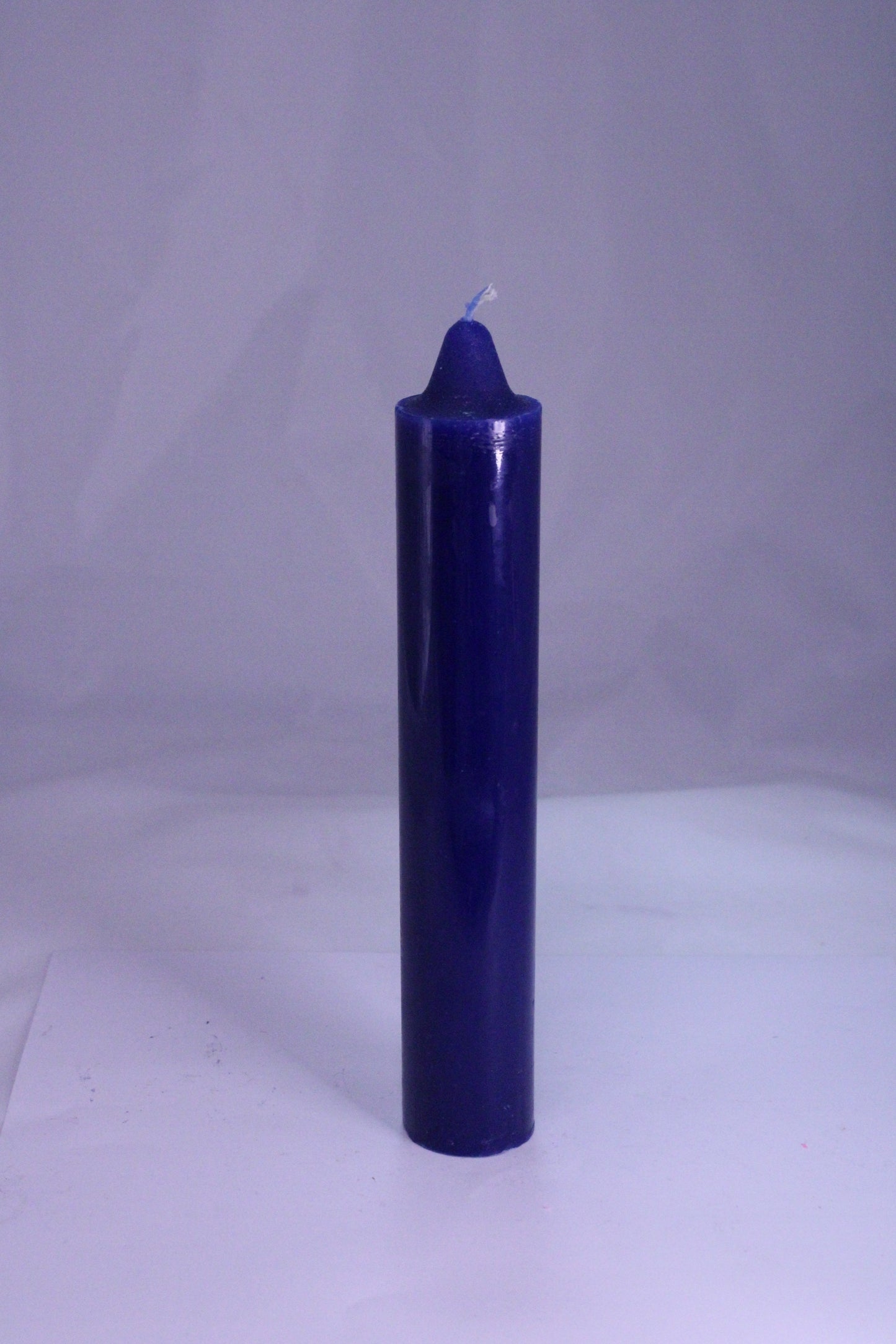 Blue Jumbo Taper Candle