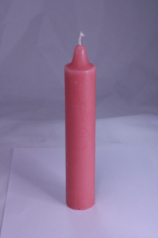Pink Jumbo Taper Candle