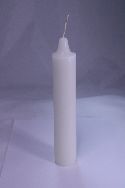 White Jumbo Taper Candle