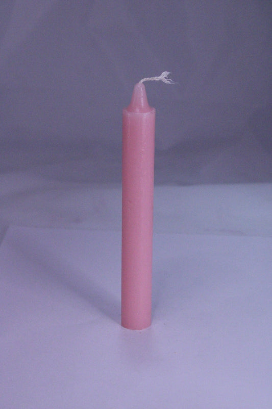 Pink 6 Inch Taper Candle
