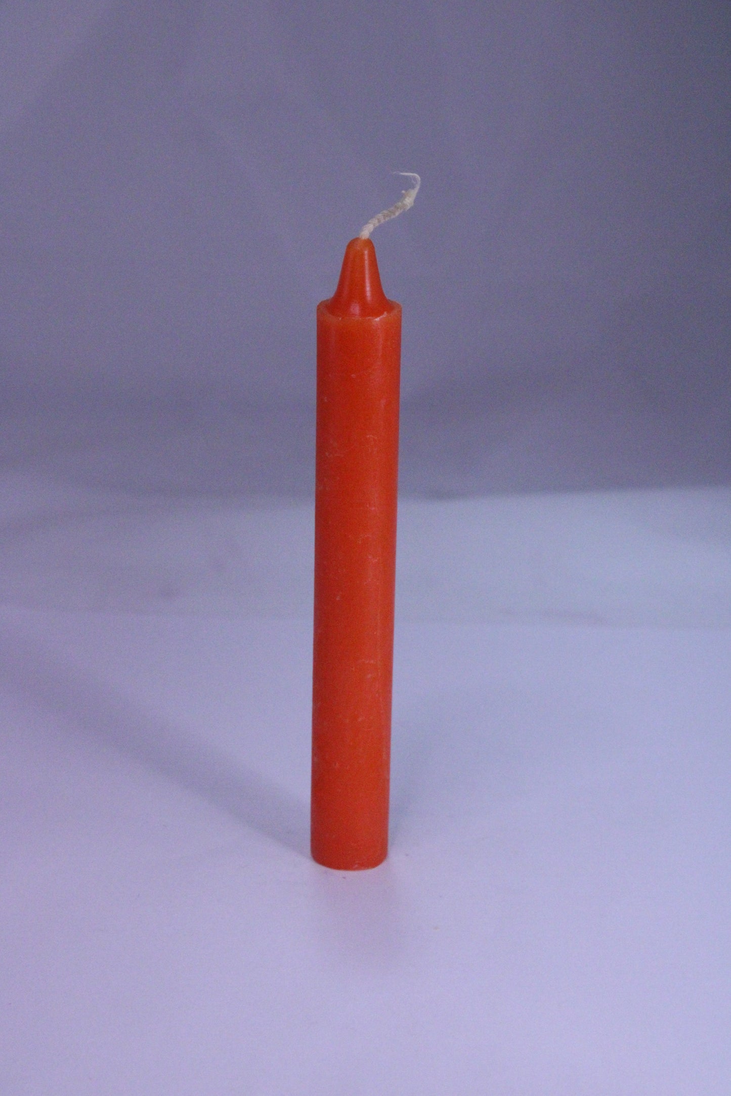 Orange 6 Inch Taper Candle