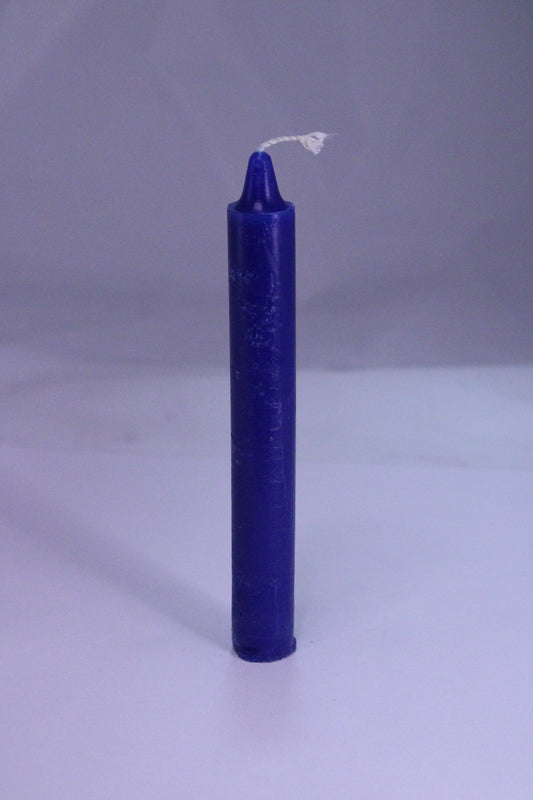 Blue 6 Inch Taper Candle